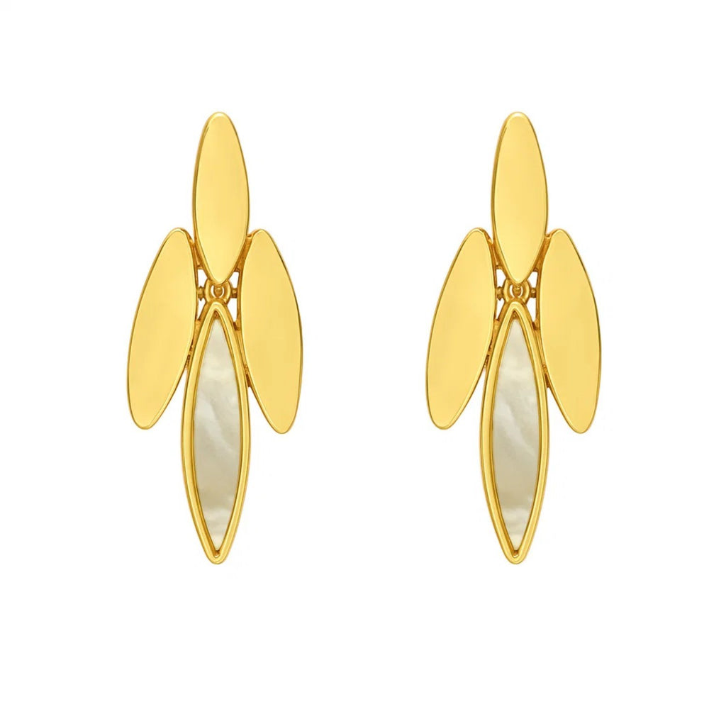 14K Yellow Gold La Grand Dame Earrings