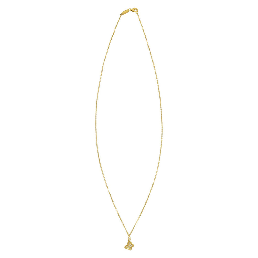 Elegant 14K Yellow Gold Rope Chain Necklace
